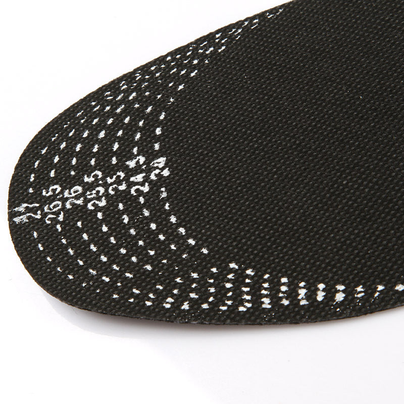 Activated Carbon Shoe Insoles for Odor Neutralization and Moisture Absorption, 6 Pairs