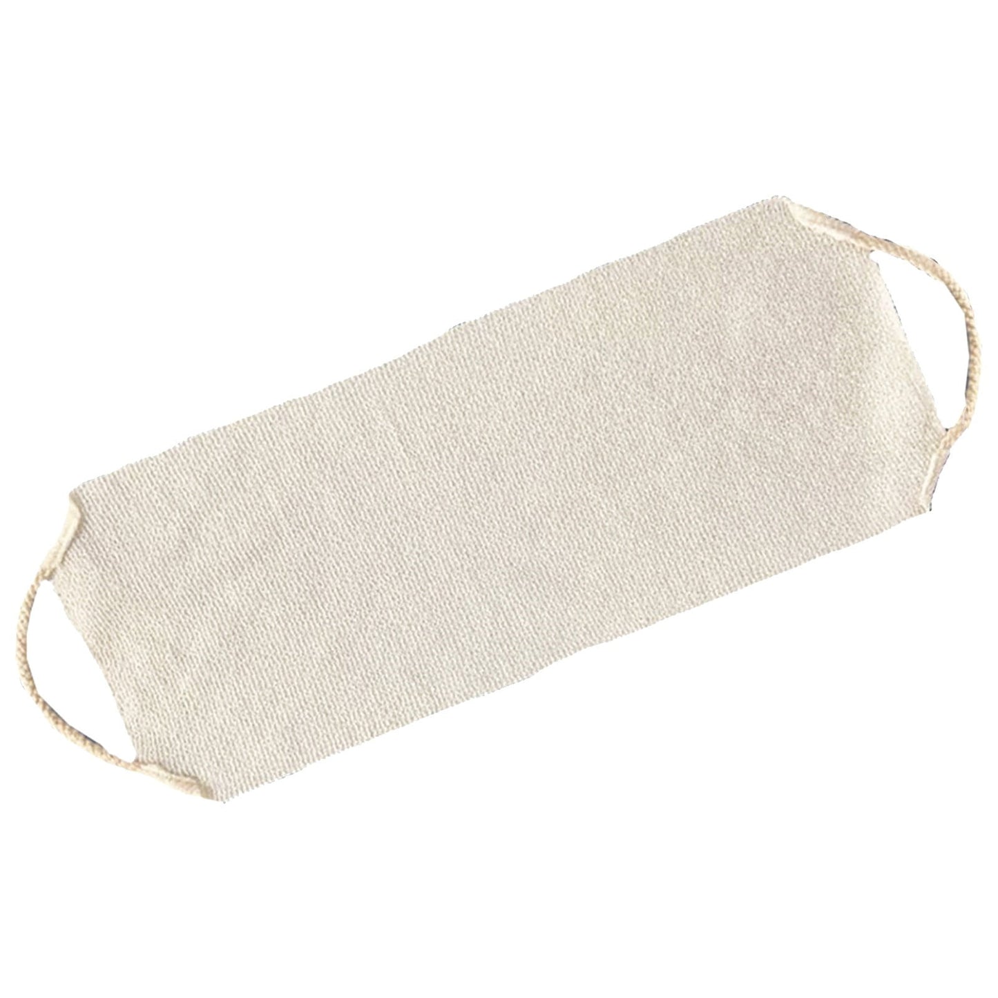 Tyidzon Exfoliating Back Scrubber with Handles, 17.7 Inch Double-Sided Back Exfoliator Body Scrub Towel, Exfoliating Washcloth Bath Tool for Use in Shower, Back Washer to Clean Your Skin for Women Beige
