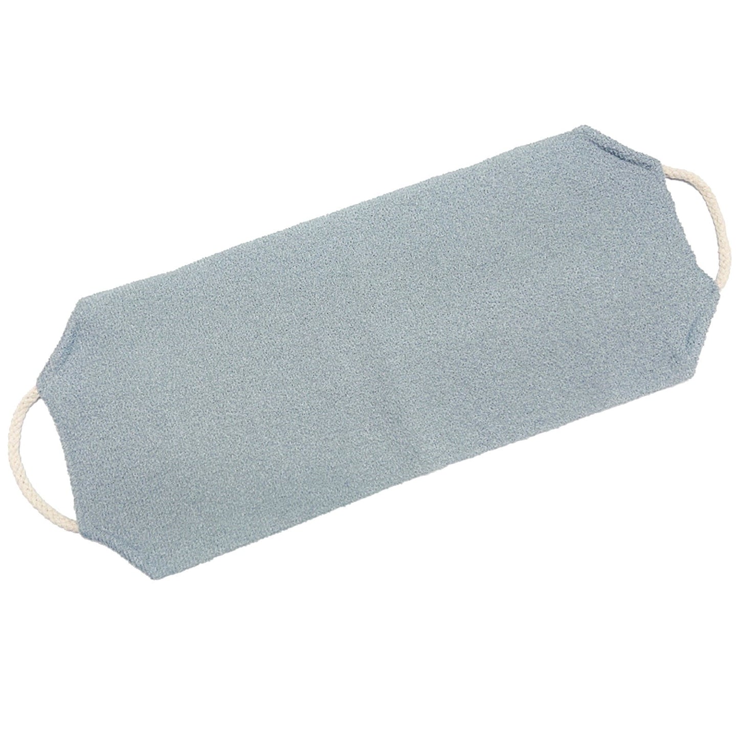 Tyidzon Exfoliating Back Scrubber with Handles, 17.7 Inch Double-Sided Back Exfoliator Body Scrub Towel, Exfoliating Washcloth Bath Tool for Use in Shower, Back Washer to Clean Your Skin for Women Gray