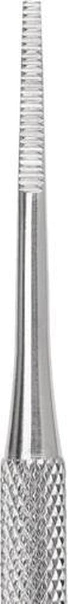 Stainless steel textured nail lifter tool with fine edge