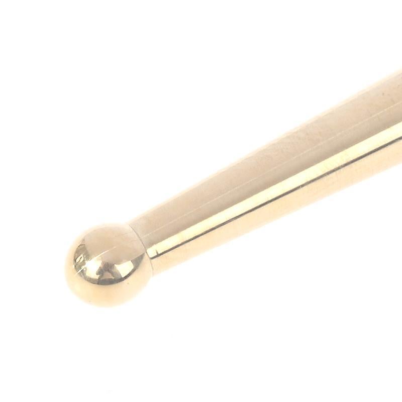 Brass Face & Eye Reflexology Massage Pen, Ear Acupoint Guasha Detecting Stick (1pc)