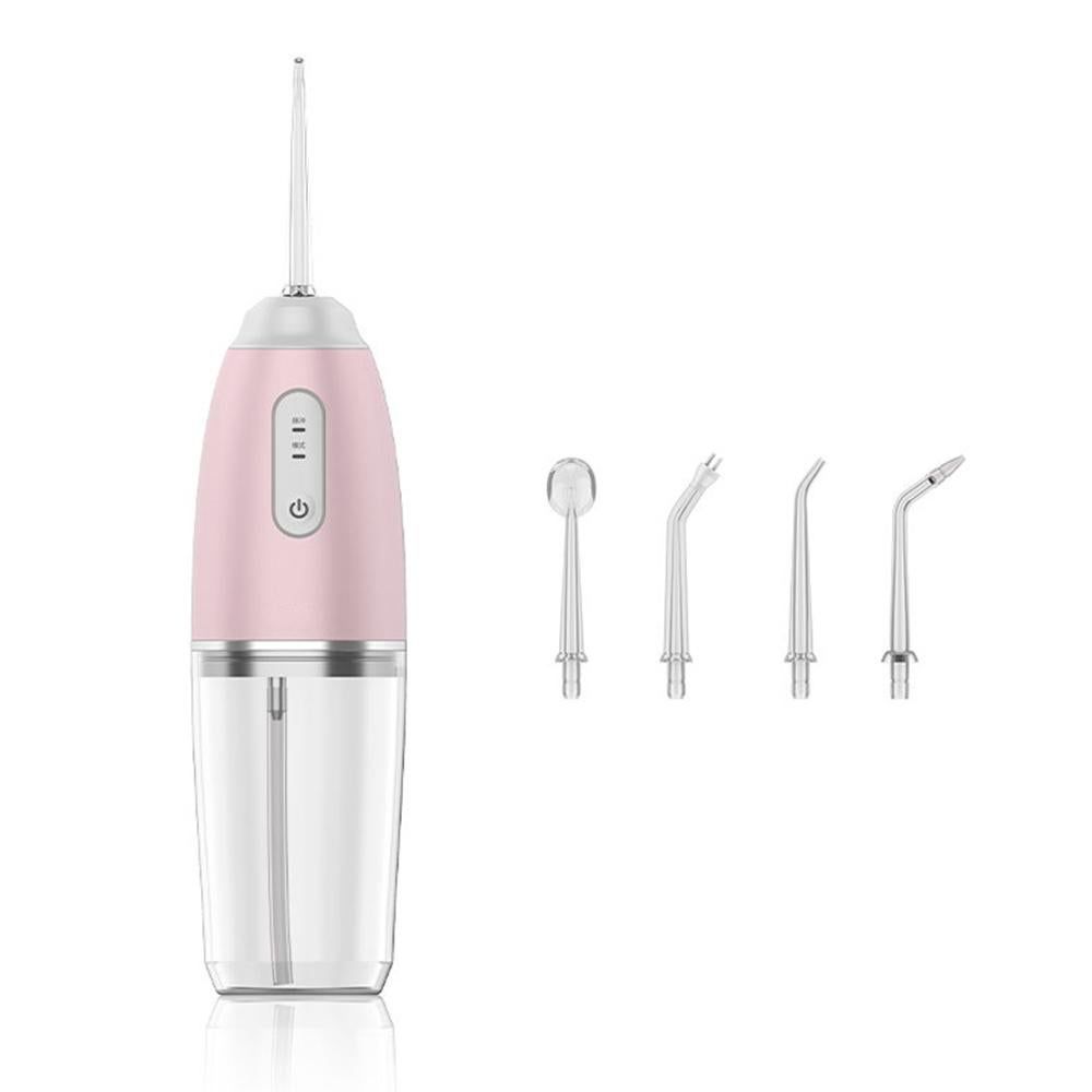 4-in-1 Cordless Oral Irrigator Rechargeable Portable Water Flosser -White