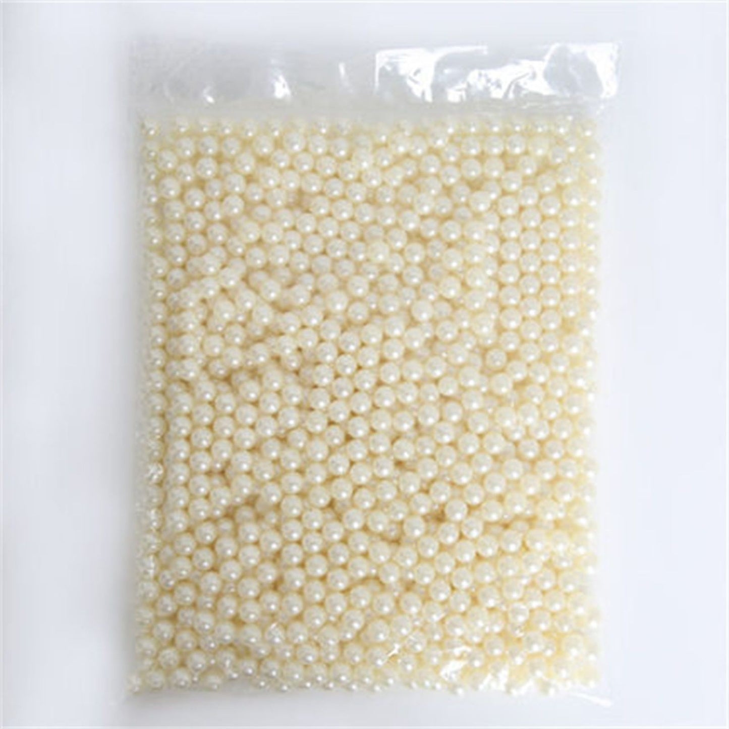 Makeup Brush Holders Multipurpose Acrylic Makeup Storage Box for Bathroom Vanity Countertop One Packet of White Pearls (Approx. 250g/8.8oz)