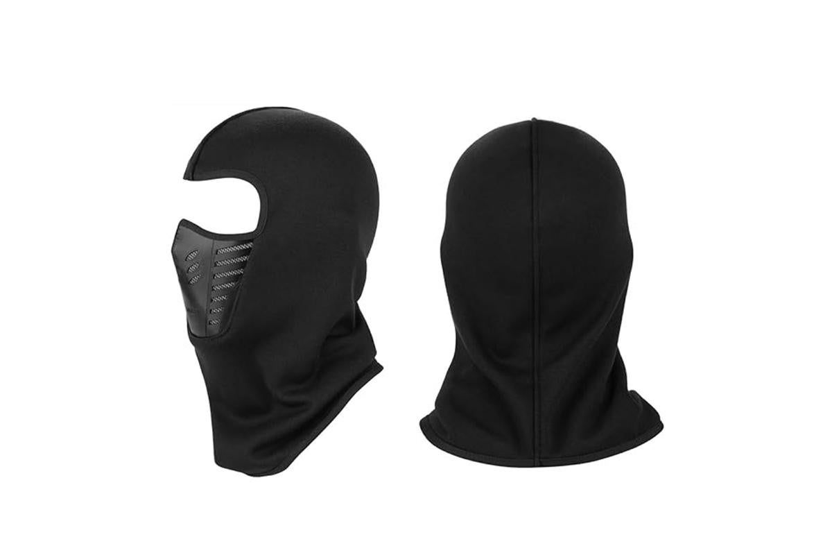 Motorcycle Mask Thermal Face Mask Balaclava Ski Mask -Black
