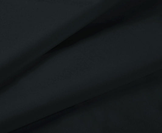 1000TC Ultra Soft Fitted Sheet & 2 Pillowcases Set - Double Size Bed - Black