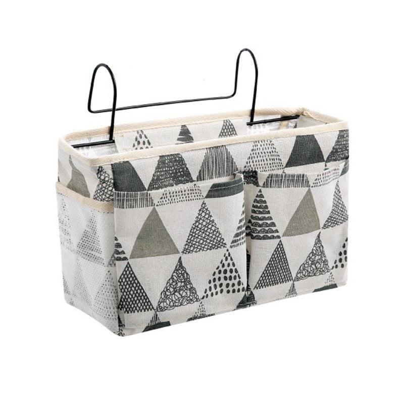 Hanging Bedside Storage Caddy with Pockets for Bunk Bed Dorm Couch Organizing - Navy