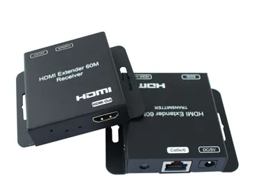 XTENDR HDMI Extender 1080p60Hz | 60m Over Single Cat5e/6 | EDID Copy | POC to Receiver – XTR-C5PROPOC-SX