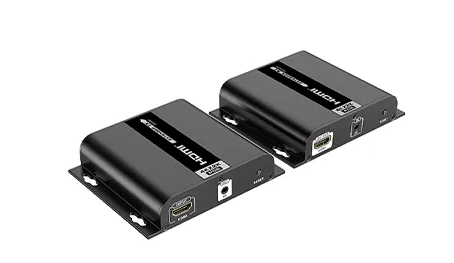 XTENDR HDMI Extender over IP Kit | 4K @30Hz | 120m | POE & 5V DC | Low Latency | IR Support | XTR-C7POE-KIT
