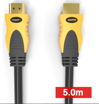 XTENDR HDMI 2.0 Premium Interface Lead – 5.0m | Ultra HD 4K 2160p | ARC & Gold-Plated Connectors | Part Number: XTR-HDMI4K-050
