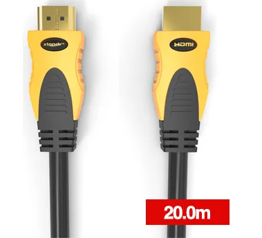 XTENDR XTR-HDMI4K-20 20m HDMI 2.0 Interface Cable – 4K UHD, ARC, HDR, 18Gbps, Gold-Plated Connectors