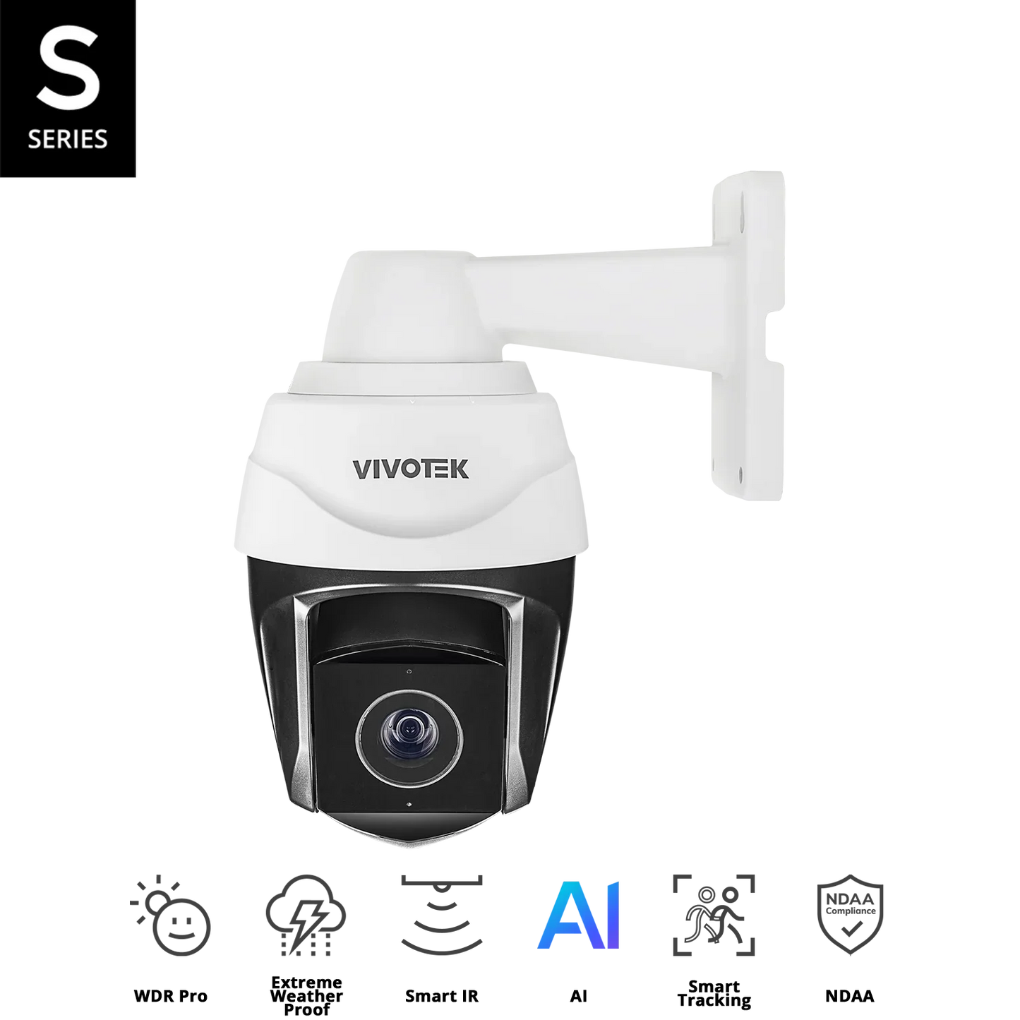 VIVOTEK SD9368‑EHL 2 MP H.265 Speed Dome Network Camera with 40× Optical Zoom, WDR Pro, Smart Stream III, SNV – Outdoor PTZ Surveillance