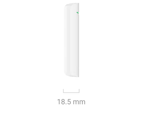 AJAX#30854 Ajax Superior DoorProtect Plus Fibra Wired Opening, Shock & Tilt Detector White / Black