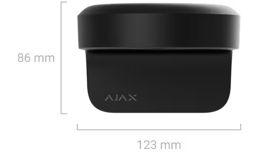 AJAX#168235 Ajax MountCam A1 Black Wall Mount Bracket for Security Cameras