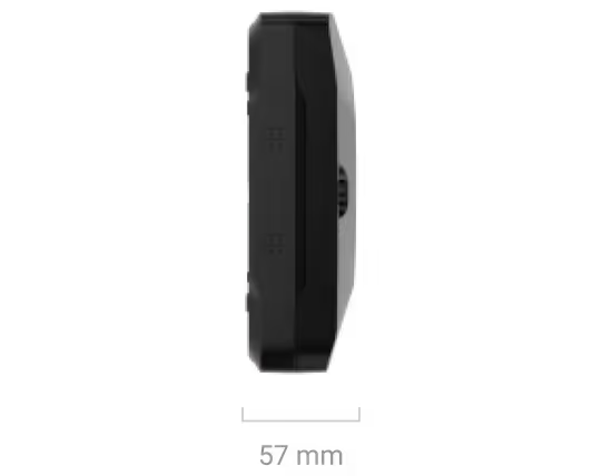 AJAX#62946 Ajax Superior Fibra Case B (175) White / Black – Protective Enclosure for Two Ajax Fibra Modules