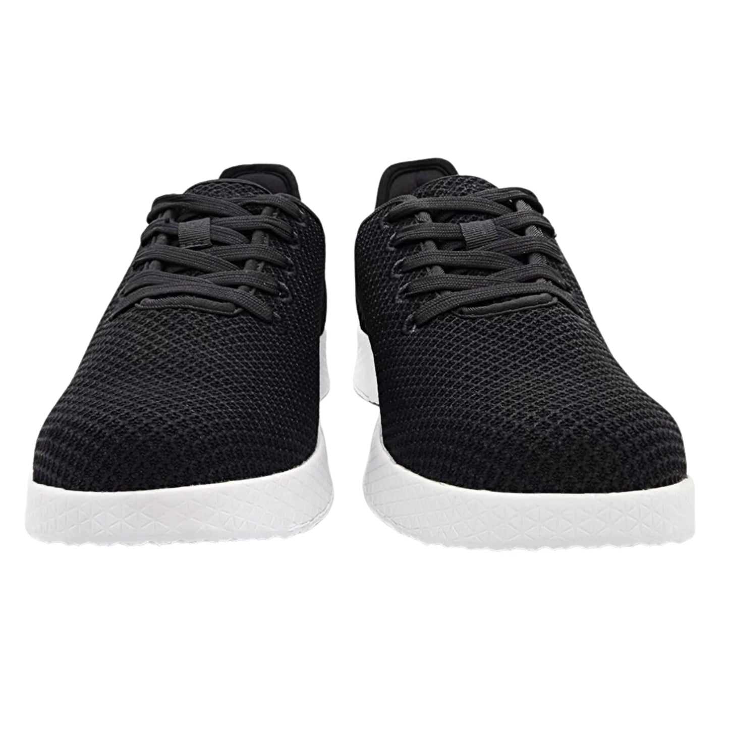 Axign River Lightweight Casual Orthotic Shoe - Black w/White Soles (Mens)
