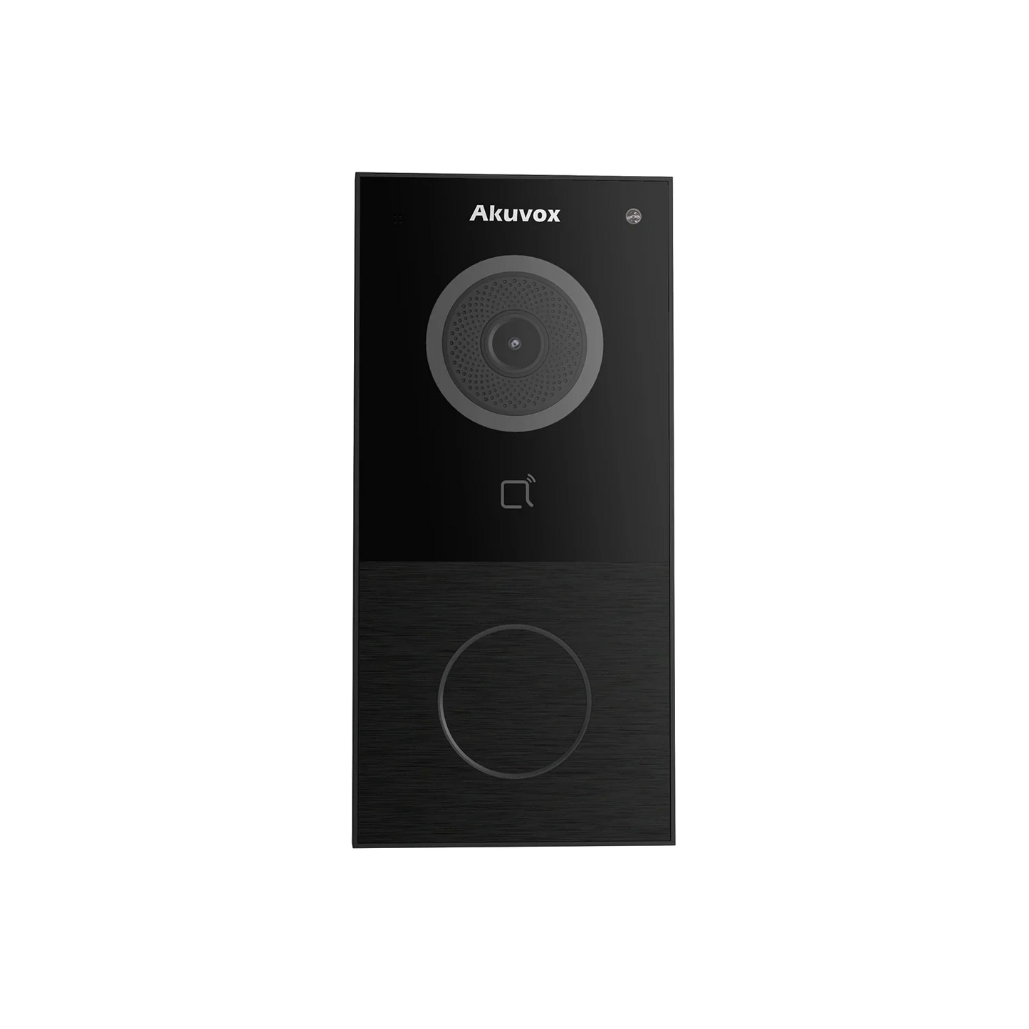 Akuvox E12W Black Wi-Fi IP Video Door Phone – 2MP Camera, SIP, RFID, NFC, Bluetooth, Mobile App, Outdoor Surface Mount