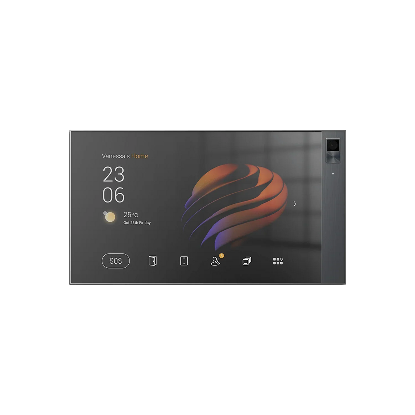 Akubela HyPanel Pro PG71-PoE-US – 8" Smart Touchscreen Home Control Panel with Metal Frame, Android 10, PoE, ZigBee 3.0, Wi-Fi 6 & BLE 4.2