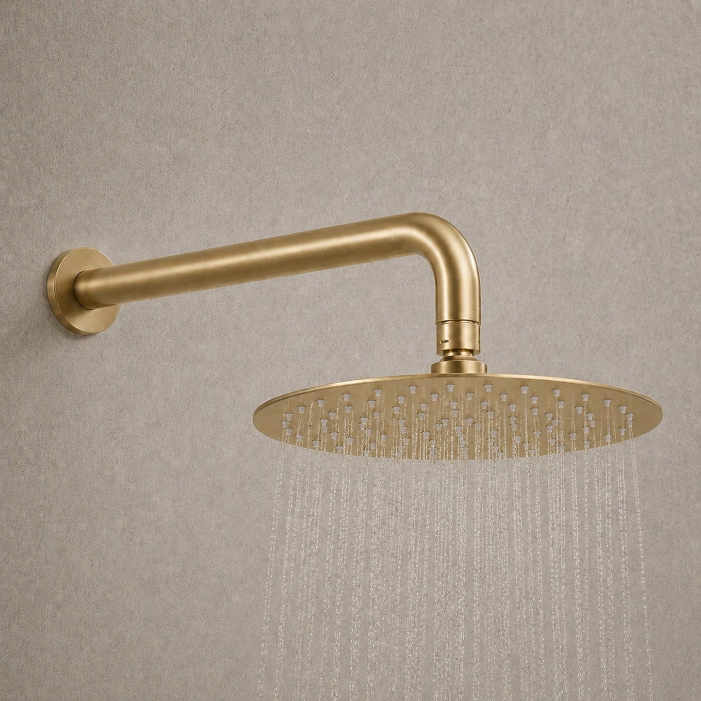 Reno Rainfall Shower System - Brushed Brass