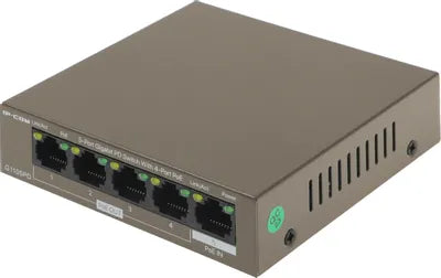 IP-COM G1105PD 5-Port Gigabit PD PoE Switch 22W 4-Port PoE Unmanaged L2 Metal
