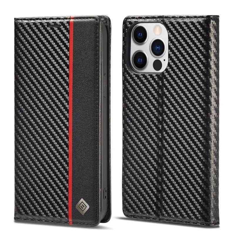 iPhone Carbon Fiber Wallet Case