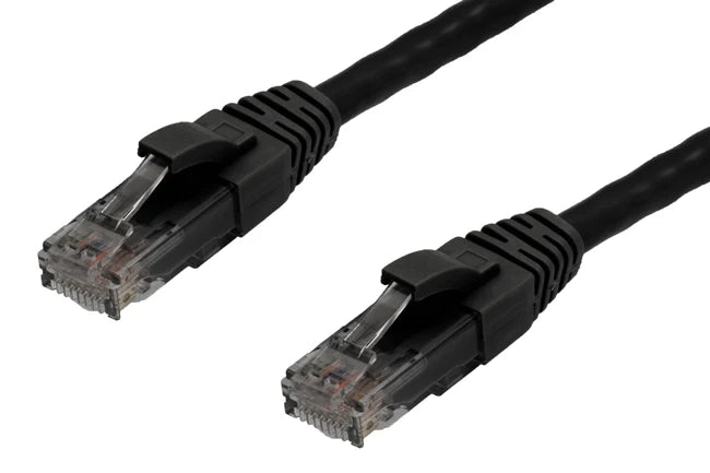 4Cabling 2m RJ45 Cat 6 Ethernet Patch Cable – 50 Pack Black | High-Speed Gigabit LAN Network Leads SKU:004.002.2005.50PACK-4C