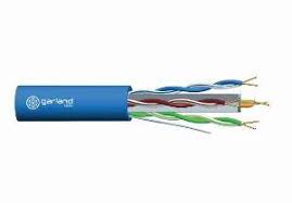 Cat6 UTP Cable – 4 Pair, 8 x 1/0.51mm (5.8mm Ø), 305m Box, Blue | GARLAND Work Series
