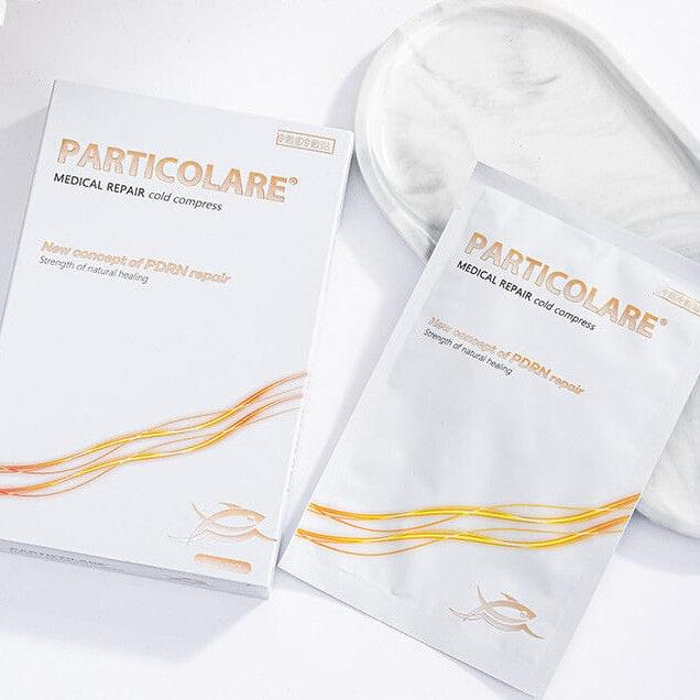 Medical cold compress dressing boxes with circular roll, PARTICOLARE platinum salmon