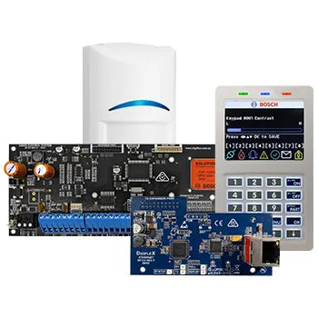 BOSCH Solution 6000 PROMO Alarm Kit – CC615PB IP Panel + CP736B Prox LCD Keypad + PIR Detector + MY751 Ethernet Module + Siren