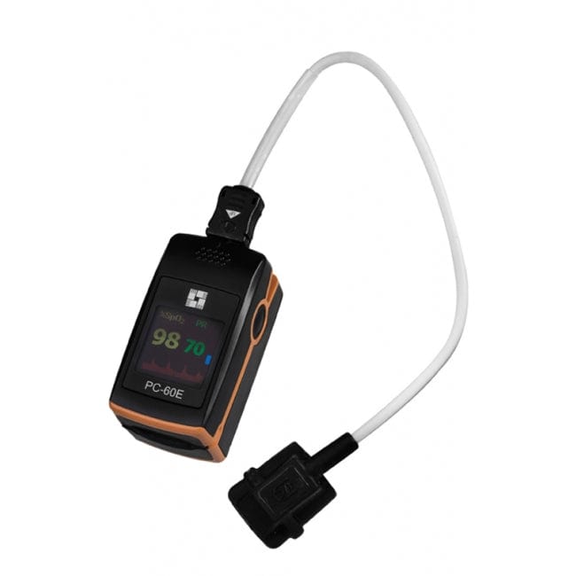 Fingertip Pulse Oximeter With Paediatric Probe Model PC-60E Plus