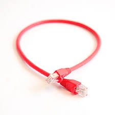 Garland 1.0m CAT6 RJ45 to RJ45 Red Patch Lead – 24AWG PVC Network Cable | MADMT6L45451.0RD