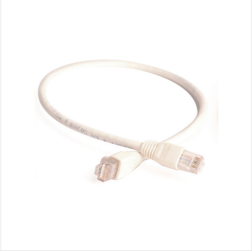 Garland MT6L45451.0WH Slim Cat6 RJ45 Patch Lead – 1.0m – White – PVC Sheath – 24AWG
