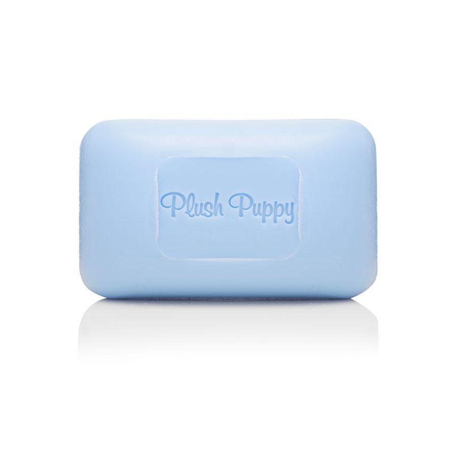 Plush Puppy Wonder Blok 100g bar soap, light blue with centered logo