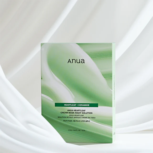 Anua Heartleaf Cream Sheet Mask – Night Solution