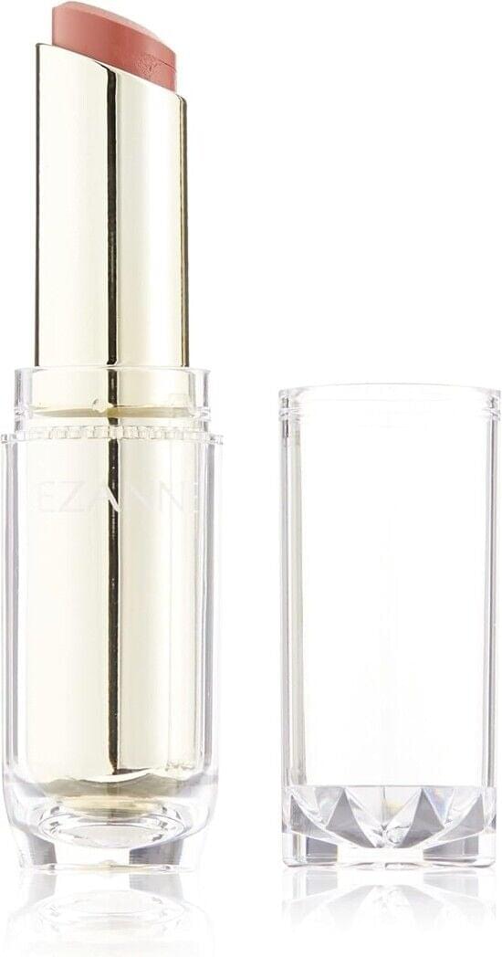 CEZANNE Lasting Gloss Lip clear tube with rose-pink applicator and cap