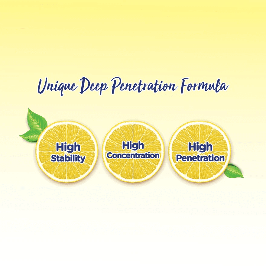 Unique deep penetration formula graphic with high stability, concentration, penetration