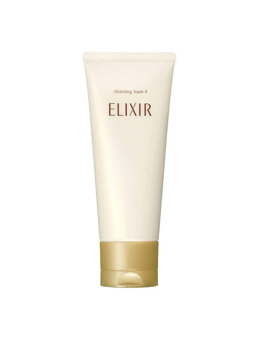 ELIXIR cleansing foam II tube, cream body with gold cap