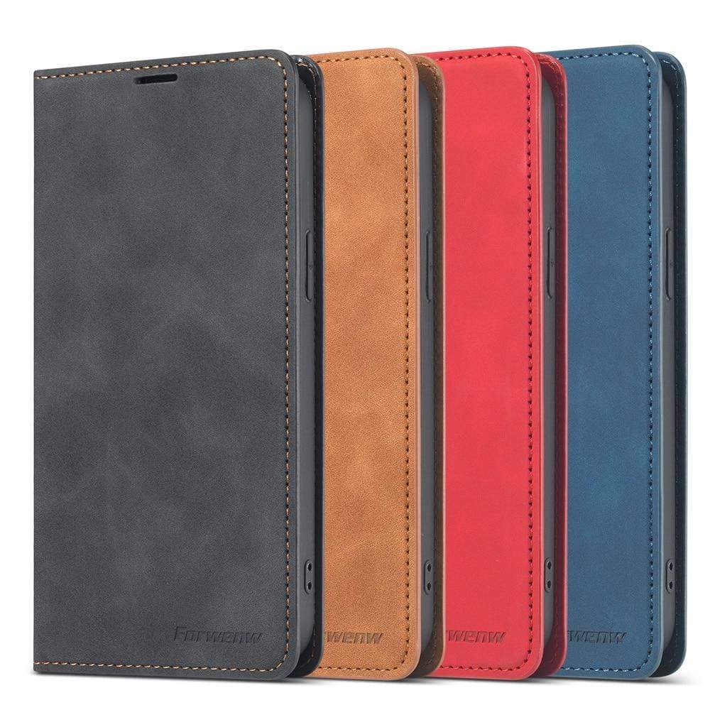 iPhone Flip Leather Wallet Case