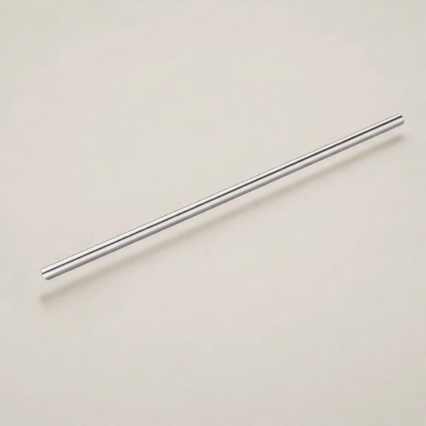 25 cm nickel extension rod, straight metal bar with smooth ends