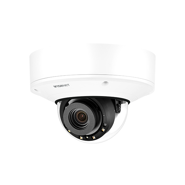 HANWHA HV-PNV-A6081R WISENET P Series 2MP Network AI IR Vandal Dome Camera (4.5-10mm Lens