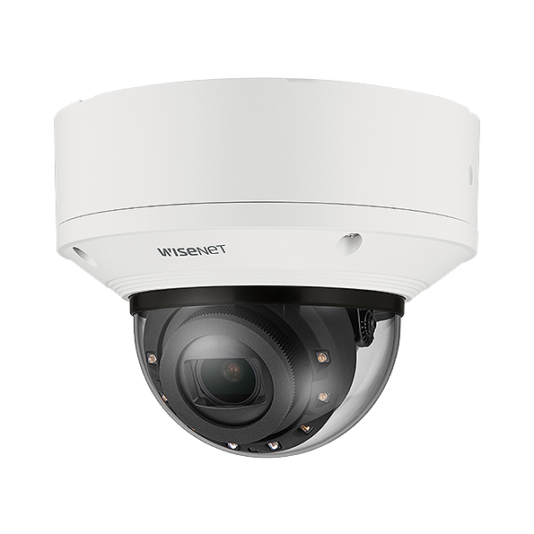 Hanwha Vision Wisenet X-Plus HV-XND-8083RV 6MP AI IR Indoor Dome Camera – 4.4~9.3mm Motorized Lens, WiseIR 50m, ExtremeWDR 120dB, AI Analytics, Edge Storage, IK10 | SKU: HV-XND-8083RV x series