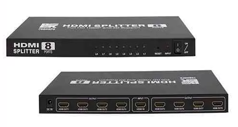 XTENDR 1x8 HDMI Splitter 4K UHD with EDID Copy, HDCP2.2, HDR, Dolby/DTS 7.1 – NDAHD-HDMI0108-SX