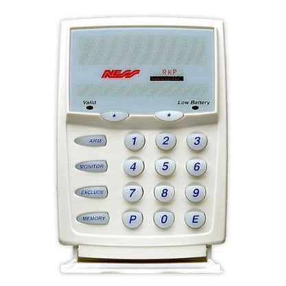 NESS 100-001 Wireless Radio Keypad – Portable 15-User Wireless Keypad for Ness Control Panels