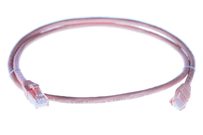 4Cabling 0.75m CAT6 Ethernet Network Cable – Pink | RJ45 to RJ45, Stranded, Snag-Free Boot, PVC Jacket – High-Performance Patch Lead for Gigabit & 10G Networks SKU:004.002.7016-4C