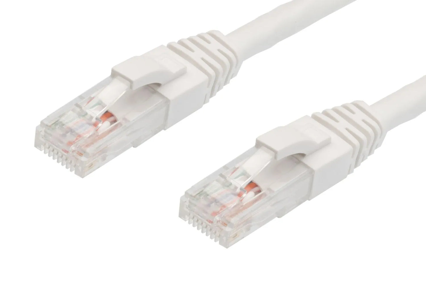 0.25m RJ45 CAT6 Ethernet Network Cable | 50 Pack | White | Ultra-Fast Gigabit LAN Patch Leads