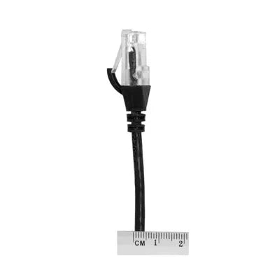 4Cabling 3m CAT6 Ultra-Thin LSZH Ethernet Network Cable – Black | High-Density, 10G Support | SKU: 004.004.2006