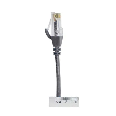 4Cabling 2.5m CAT6 Ultra-Thin LSZH Ethernet Cable – Grey, 28AWG, 100% Copper, High-Density Design, AS/CA S008 Certified SKU:004.004.9017-4C