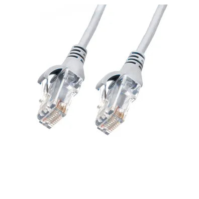 2m CAT6 Ultra Thin Ethernet Cable | LSZH Jacket | White | 004.004.3005