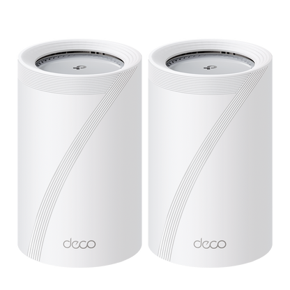 TP-Link Deco BE65 Pro (choose up to 3-Pack) BE11000 Tri-Band Whole Home Mesh Wi-Fi 7 System with 5GbE, 2.5GbE & 6GHz Band