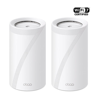 TP-Link Deco BE85 BE22000 Tri-Band Whole Home Mesh Wi-Fi 7 System – Choose up to 3-Pack with 22Gbps Speed, 10G Ports, MLO, 6GHz Band & HomeShield