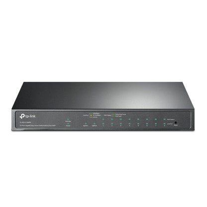 TP-Link TL-SG1210MPE 10-Port Gigabit Easy Smart Switch with 8-Port PoE+ | Fanless Design, 123W PoE Budget, VLAN & Web Management